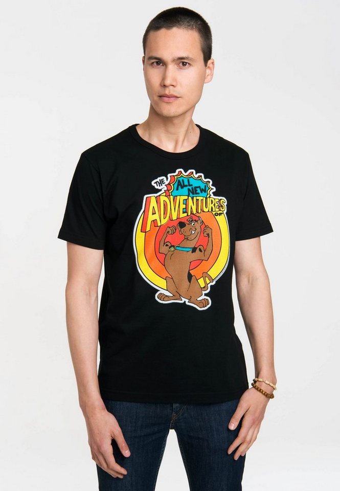 LOGOSHIRT T-Shirt Scooby Doo - All New Adventures mit Scooby Doo-Print von LOGOSHIRT