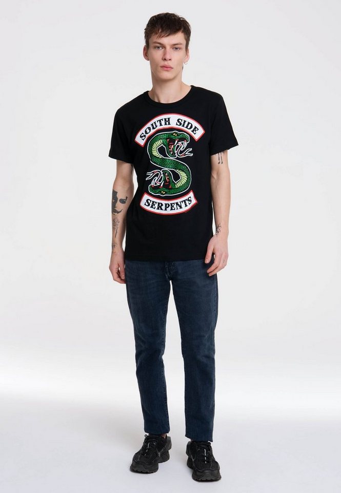 LOGOSHIRT T-Shirt Riverdale - South Side Serpents mit South Side Serpents-Motiv von LOGOSHIRT