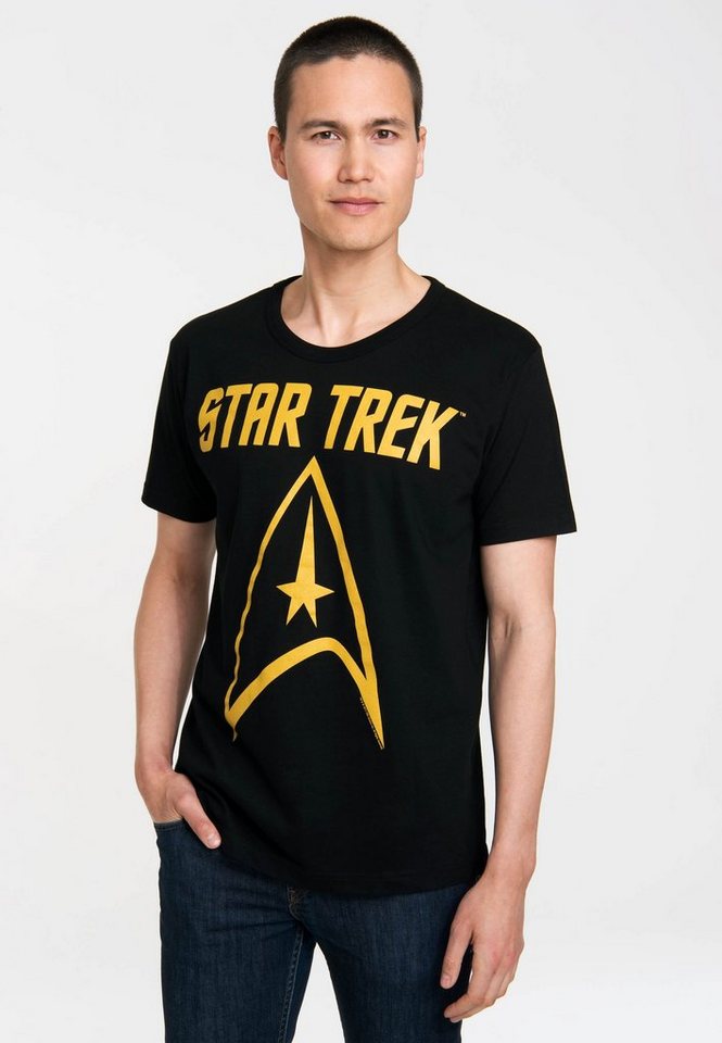 LOGOSHIRT T-Shirt Star Trek Logo mit Star Trek-Logo von LOGOSHIRT