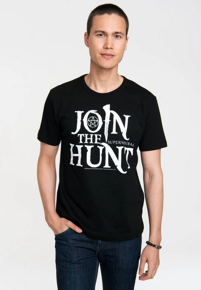 LOGOSHIRT T-Shirt Supernatural - Join The Hunt mit Supernatural-Print von LOGOSHIRT