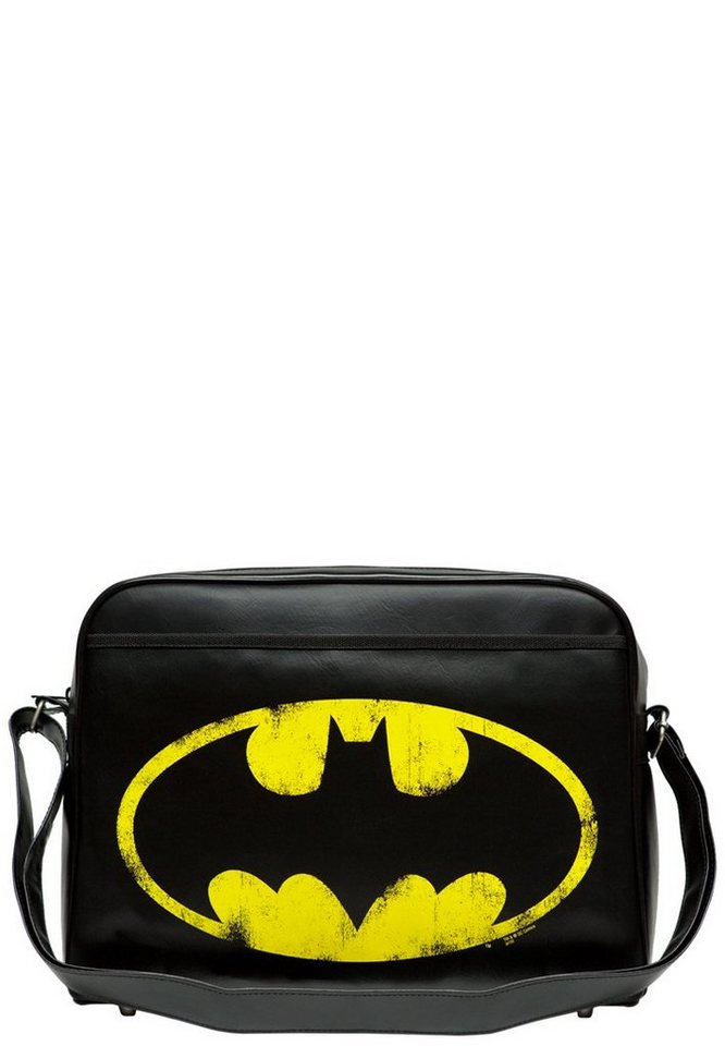 LOGOSHIRT Schultertasche Batman - Logo, mit coolem Batman-Logo von LOGOSHIRT