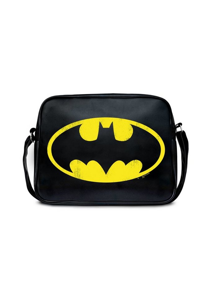 LOGOSHIRT Schultertasche Batman Logo - DC Comics, mit tollem Print von LOGOSHIRT