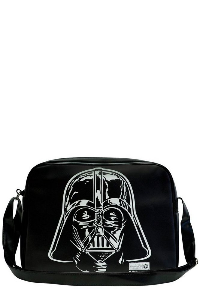 LOGOSHIRT Schultertasche Darth Vader - Krieg der Sterne, mit coolem Darth Vader-Frontprint von LOGOSHIRT