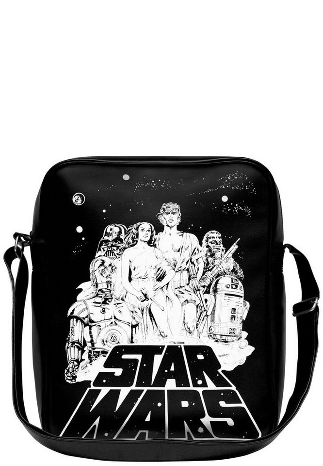 LOGOSHIRT Schultertasche Krieg der Sterne - Emblem, mit Krieg der Sterne-Frontprint von LOGOSHIRT