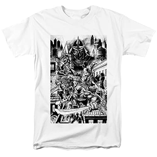 LOGOVISION Unisex TMNT Take Down Shredder, White T-Shirt, weiß, S LOGOVISION Unisex TMNT Take Down Shredder, White T-Shirt, weiß, S von LOGOVISION