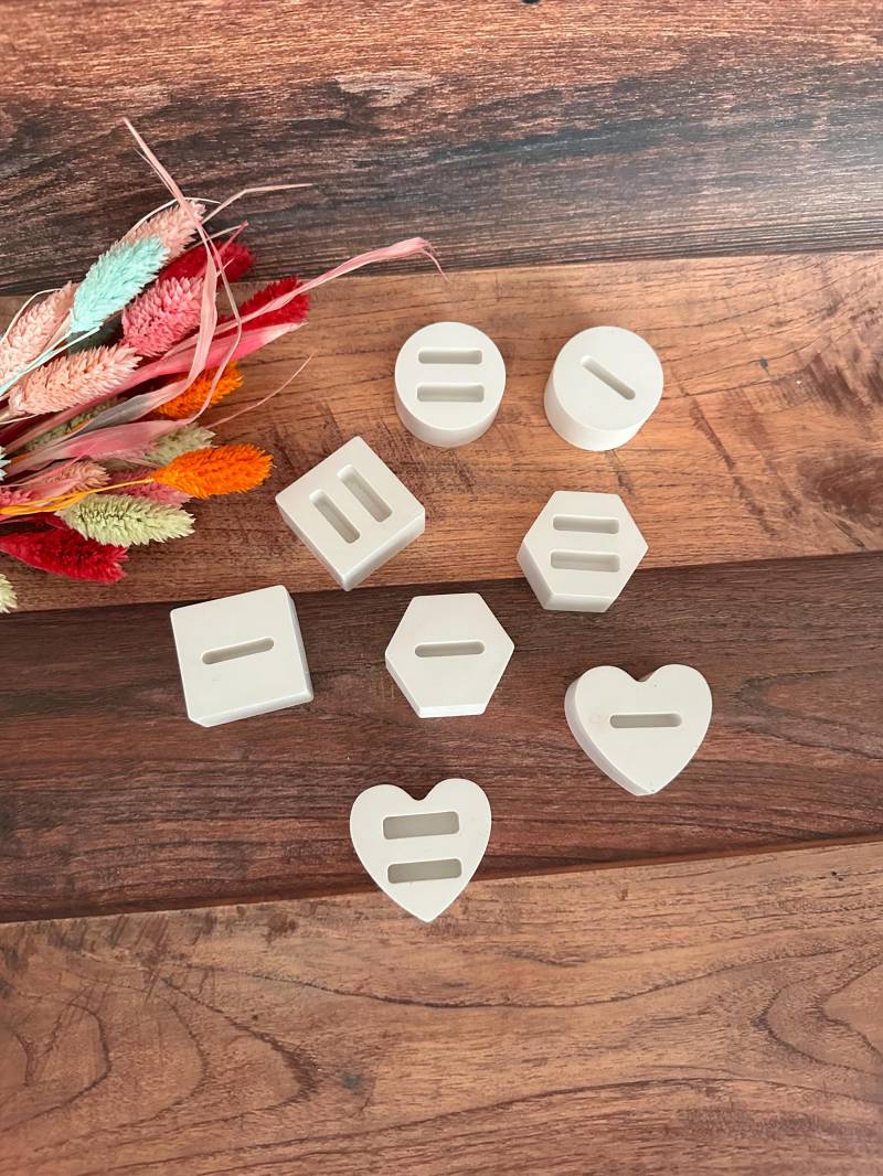 Ringhalter Verschiedene Formen L Einzeln Oder Im Set Geschenkidee Freundin, Frau, Freundschaft von LOHMISATELIER