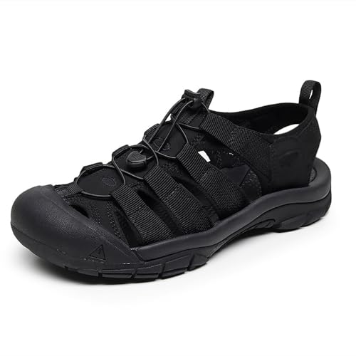 Herren-Wandersandalen mit geschlossener Zehenpartie, Wandersandalen, Wassersandalen, Sport und Outdoor, verstellbarer Komfort, leichte, atmungsaktive Trekking-Sportschuhe for den Sommer und Strand ( C Herren-Wandersandalen mit geschlossener Zehenpartie, Wandersandalen, Wassersandalen, Sport und Outdoor, verstellbarer Komfort, leichte, atmungsaktive Trekking-Sportschuhe for den Sommer und Strand ( C von LOHXA