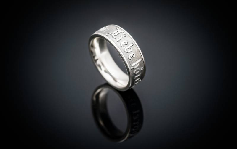 935/ - Silberring »Die Liebe Höret Nimmer Auf« 935/ - Silberring »Die Liebe Höret Nimmer Auf« von LOHYN