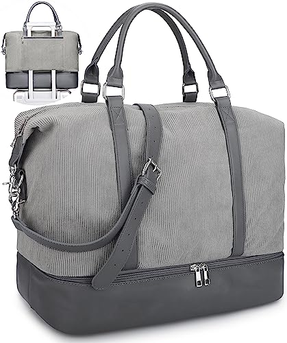 LOIDOU Damen Reisetaschen Weekender Tasche Overnight Schulter Duffel Carry-on Tote Bag mit Gepäck Sleeve Schuhfach perfekt für Reisen/täglichen Gebrauch/Geburtstagsgeschenk von LOIDOU