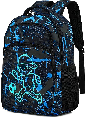 LOIDOU Schulrucksack Jungen Kinder Rucksack Schulrucksack Mädchen Reflektierender Kinderrucksack leicht kindgerecht Kinder Rucksäcke Schule Geschenke von LOIDOU