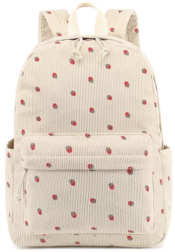 LOIDOU Schulrucksack Mädchen & Jungen Teenageralter Leichter Rucksack Damen für Schule Wasserabweisend Daypack Bookbag Colleg Work von LOIDOU