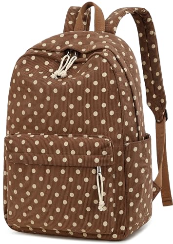 LOIDOU Schulrucksack Mädchen & Jungen Teenageralter Leichter Rucksack Damen für Schule Wasserabweisend Daypack Bookbag Colleg Work von LOIDOU