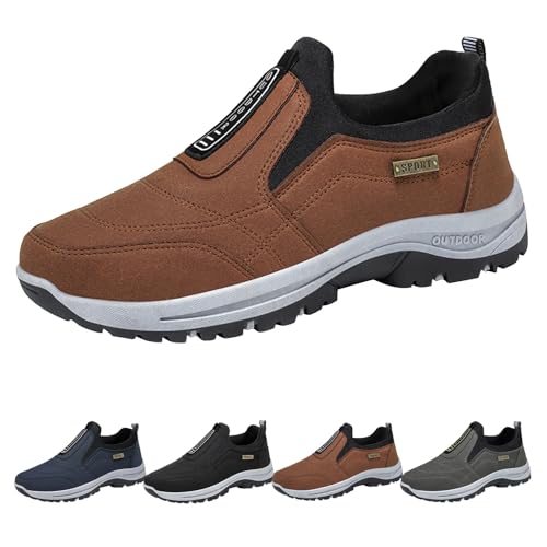 Elevate Shoes Herren Sneaker Laufschuhe Turnschuhe Slip On Sportschuhe Joggingschuhe Große Größen Orthopädische Schuhe Fitnessschuhe Tennisschuhe Sneaker für Outdoor Fitness und Alltag von LOIJMK