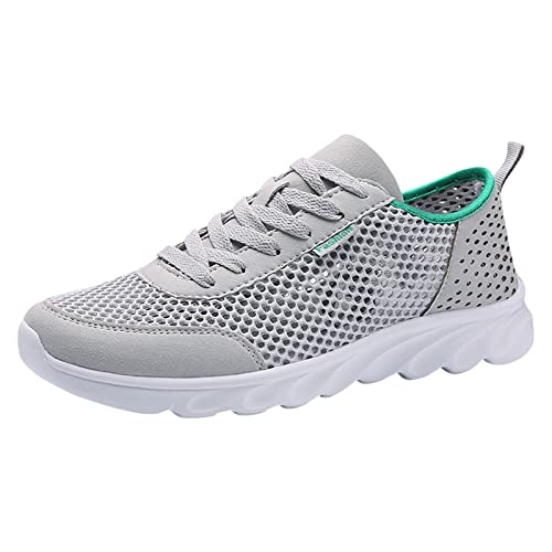 Freizeitschuhe Herren Aushöhlung Turnschuhe, Atmungsaktiv Sneaker Schuhe Herren, Funky Running Schuhe Herren Fitnessschuhe Sommerschuhe Herren Leicht Joggingschuhe Walking Schuhe für Männer von LOIJMK