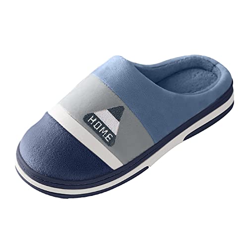 Hausschuhe Damen Herren Gefütterte Pantoletten Gästehausschuhe Memory Foam Schlappen Warm Hausschlappen Hauspantoffeln Plüsch Filzpantoffeln Flauschige Slippers Winter Hüttenschuhe Filzhausschuhe von LOIJMK
