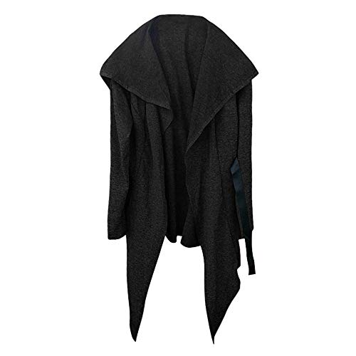 LOIJMK Cardigan Herren Asymmetrisch Boleros mit Kapuze Funky Open Front Mantel Herbst Open Front Individualität Outdoorjacke Front Open Unregelmäßiger Freizeitjacke Übergangsjacke Outdoor Hoodie LOIJMK Cardigan Herren Asymmetrisch Boleros mit Kapuze Funky Open Front Mantel Herbst Open Front Individualität Outdoorjacke Front Open Unregelmäßiger Freizeitjacke Übergangsjacke Outdoor Hoodie von LOIJMK