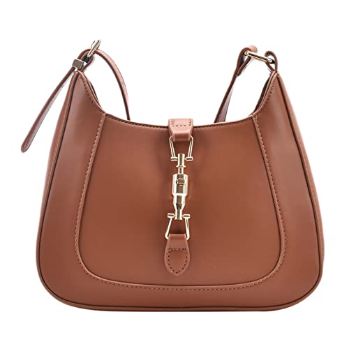 LOIJMK Damen Tote Bag Mode Handtaschen Damen Geldbörse Satchel Schultertasche Tote Ledertasche für Damen Achseltasche Autoreifen Taschen Set (Brown, One Size) von LOIJMK