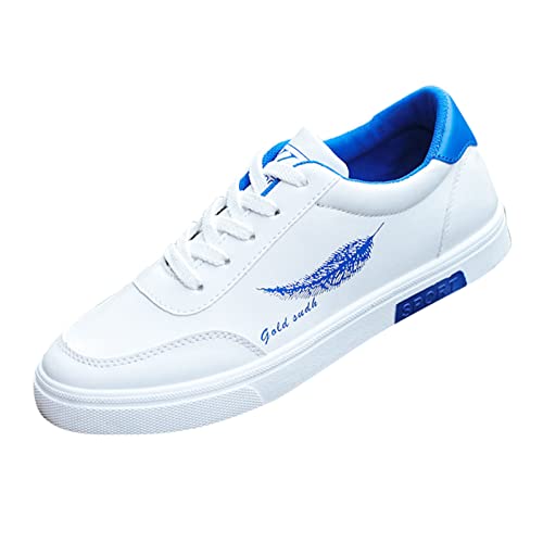 LOIJMK Für Schuhe Herren Herren Atmungsaktive Schuhe rutschfeste Schuhe Trainer Stoff Mesh Lässige Herrenschuhe Warme Sport Herrenturnschuhe Herren Schuhe Slipper Sommer (Blue, 40) von LOIJMK