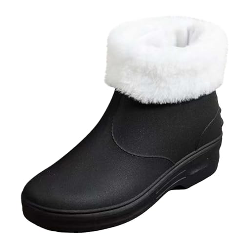 LOIJMK Gummistiefel Damen Gefüttert Regenstiefel Regenschuhe Halbhoch Gummistiefeletten Wasserdicht Winter Stiefeletten Winterboots Ankle Rain Boots Schlupfstiefel Arbeitsschuhe Garten Stiefel LOIJMK Gummistiefel Damen Gefüttert Regenstiefel Regenschuhe Halbhoch Gummistiefeletten Wasserdicht Winter Stiefeletten Winterboots Ankle Rain Boots Schlupfstiefel Arbeitsschuhe Garten Stiefel von LOIJMK