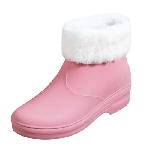 LOIJMK Gummistiefel Damen Gefüttert Regenstiefel Regenschuhe Halbhoch Gummistiefeletten Wasserdicht Winter Stiefeletten Winterboots Ankle Rain Boots Schlupfstiefel Arbeitsschuhe Garten Stiefel LOIJMK Gummistiefel Damen Gefüttert Regenstiefel Regenschuhe Halbhoch Gummistiefeletten Wasserdicht Winter Stiefeletten Winterboots Ankle Rain Boots Schlupfstiefel Arbeitsschuhe Garten Stiefel von LOIJMK