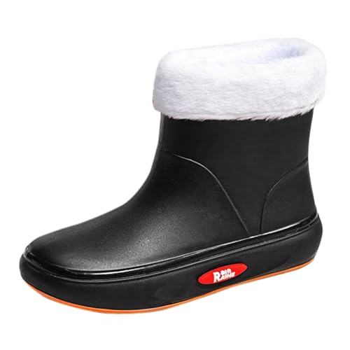 LOIJMK Gummistiefel Damen Gefüttert Winter Stiefeletten Wasserdicht Regenstiefel Gummistiefeletten Arbeitsschuhe Regenschuhe Rain Boots Halbhoch Winterboots Garten Stiefel Schlupfstiefel Küchenschuhe LOIJMK Gummistiefel Damen Gefüttert Winter Stiefeletten Wasserdicht Regenstiefel Gummistiefeletten Arbeitsschuhe Regenschuhe Rain Boots Halbhoch Winterboots Garten Stiefel Schlupfstiefel Küchenschuhe von LOIJMK