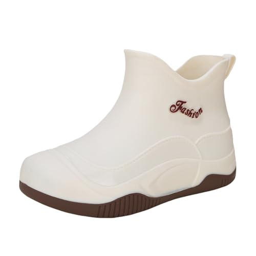 LOIJMK Gummistiefel Damen Halbhoch, Wasserdicht Stiefeletten Regenstiefel Regenschuhe Rain Boots Arbeitsschuhe Gummistiefeletten Schlupfstiefel Arbeitsstiefel Outdoor Garten Stiefel Berufsschuhe LOIJMK Gummistiefel Damen Halbhoch, Wasserdicht Stiefeletten Regenstiefel Regenschuhe Rain Boots Arbeitsschuhe Gummistiefeletten Schlupfstiefel Arbeitsstiefel Outdoor Garten Stiefel Berufsschuhe von LOIJMK