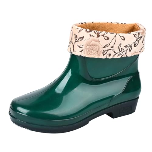 LOIJMK Gummistiefel Damen Halbhoch Regenstiefel Regenschuhe Gefüttert Rain Boots Wasserdicht Garten Stiefel Winter Stiefeletten Gummistiefeletten Schlupfstiefel Gartenschuhe Küchenschuhe Kochschuhe LOIJMK Gummistiefel Damen Halbhoch Regenstiefel Regenschuhe Gefüttert Rain Boots Wasserdicht Garten Stiefel Winter Stiefeletten Gummistiefeletten Schlupfstiefel Gartenschuhe Küchenschuhe Kochschuhe von LOIJMK
