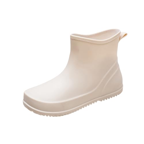 LOIJMK Gummistiefel Damen Halbhoch - Wasserdicht Stiefeletten Regenstiefel Arbeitsschuhe Schlupfstiefel Rain Boots Regenschuhe Gummistiefeletten Arbeitsstiefel Garten Stiefel Gartenschuhe LOIJMK Gummistiefel Damen Halbhoch - Wasserdicht Stiefeletten Regenstiefel Arbeitsschuhe Schlupfstiefel Rain Boots Regenschuhe Gummistiefeletten Arbeitsstiefel Garten Stiefel Gartenschuhe von LOIJMK