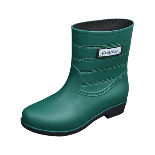 LOIJMK Gummistiefel Damen Halbhoch - Wasserdicht Stiefeletten Regenstiefel Rain Boots Regenschuhe Arbeitsschuhe Gummistiefeletten Schlupfstiefel Garten Stiefel Gartenschuhe Arbeitsstiefel LOIJMK Gummistiefel Damen Halbhoch - Wasserdicht Stiefeletten Regenstiefel Rain Boots Regenschuhe Arbeitsschuhe Gummistiefeletten Schlupfstiefel Garten Stiefel Gartenschuhe Arbeitsstiefel von LOIJMK