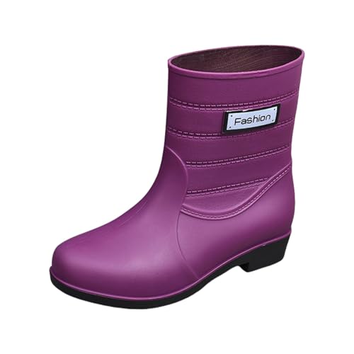 LOIJMK Gummistiefel Damen Halbhoch - Wasserdicht Stiefeletten Regenstiefel Rain Boots Regenschuhe Arbeitsschuhe Gummistiefeletten Schlupfstiefel Garten Stiefel Gartenschuhe Arbeitsstiefel LOIJMK Gummistiefel Damen Halbhoch - Wasserdicht Stiefeletten Regenstiefel Rain Boots Regenschuhe Arbeitsschuhe Gummistiefeletten Schlupfstiefel Garten Stiefel Gartenschuhe Arbeitsstiefel von LOIJMK