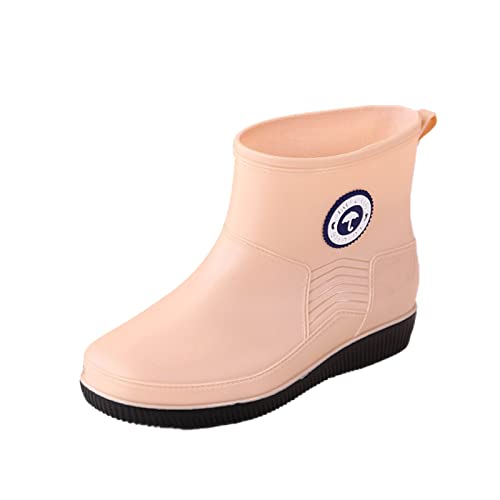 LOIJMK Gummistiefel Damen Wasserdicht Stiefeletten Regenstiefel Rutschfeste Regenschuhe Ankle Rain Boots Garten Stiefel Arbeitsstiefel Gummistiefeletten Schlupfstiefel Berufsschuhe Gartenschuhe LOIJMK Gummistiefel Damen Wasserdicht Stiefeletten Regenstiefel Rutschfeste Regenschuhe Ankle Rain Boots Garten Stiefel Arbeitsstiefel Gummistiefeletten Schlupfstiefel Berufsschuhe Gartenschuhe von LOIJMK