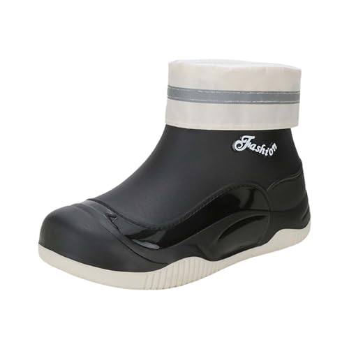LOIJMK Gummistiefel Damen Wasserdicht Stiefeletten Winter Regenstiefel Gefüttert Regenschuhe Arbeitsschuhe Rain Boots Halbhoch Gummistiefeletten Schlupfstiefel Winterboots Gartenschuhe Gr.36-40 LOIJMK Gummistiefel Damen Wasserdicht Stiefeletten Winter Regenstiefel Gefüttert Regenschuhe Arbeitsschuhe Rain Boots Halbhoch Gummistiefeletten Schlupfstiefel Winterboots Gartenschuhe Gr.36-40 von LOIJMK