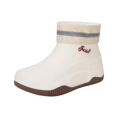 LOIJMK Gummistiefel Damen Wasserdicht Stiefeletten Winter Regenstiefel Gefüttert Regenschuhe Arbeitsschuhe Rain Boots Halbhoch Gummistiefeletten Schlupfstiefel Winterboots Gartenschuhe Gr.36-40 LOIJMK Gummistiefel Damen Wasserdicht Stiefeletten Winter Regenstiefel Gefüttert Regenschuhe Arbeitsschuhe Rain Boots Halbhoch Gummistiefeletten Schlupfstiefel Winterboots Gartenschuhe Gr.36-40 von LOIJMK