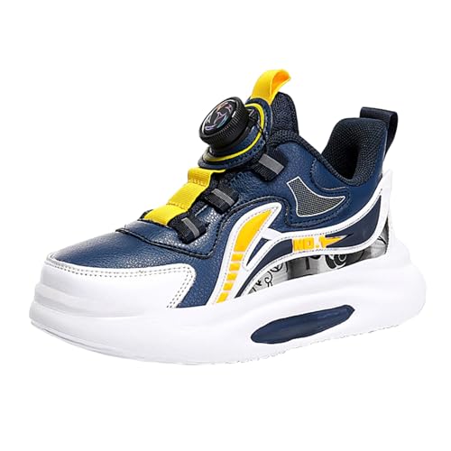 LOIJMK Hallenschuhe Kinder Jungen Turnschuhe Sportschuhe Ohne Schnürung Laufschuhe Atmungsaktiv Sneaker Kinderschuhe Hallenturnschuhe Outdoor Fitnessschuhe rutschfeste Barfußschuhe Barfußschuhe von LOIJMK