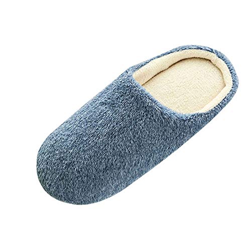 LOIJMK Hausschuhe Damen Winter Warm Hausschuhe Memory Foam Pantoffeln Plüsch Slippers Schlappen Gefütterte Hauspantoffeln Hausschlappen Flauschig Hüttenschuhe Filzpantoffeln Filzhausschuhe von LOIJMK