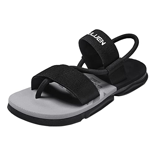 LOIJMK Herren Sandaletten Zehentrenner Sandalen Rutschfeste Strandsandalen Herren Outdoor Sandalen Offener Zeh Sommer Sandalen für Männer Trekkingsandalen Men Sandals Strandschuhe von LOIJMK