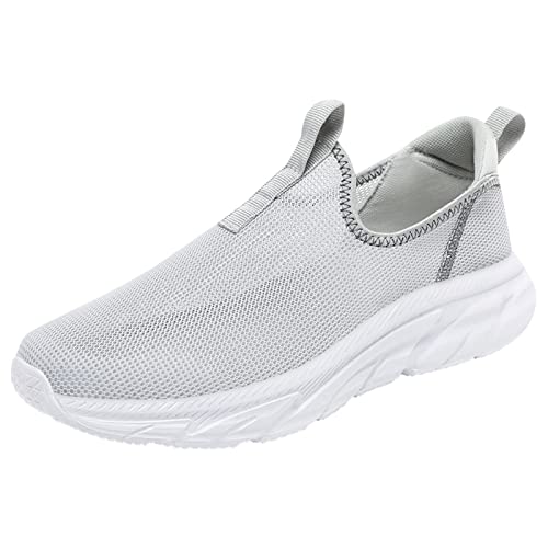 LOIJMK Herren Slip On Sneaker, Herren Schuhe Sommer Sportschuhe Schlupfschuhe Mode Laufschuhe Herren Turnschuhe Atmungsaktiv Trainingsschuhe Herren Outdoor Schuhe Komfortschuhe Freizeitschuhe von LOIJMK