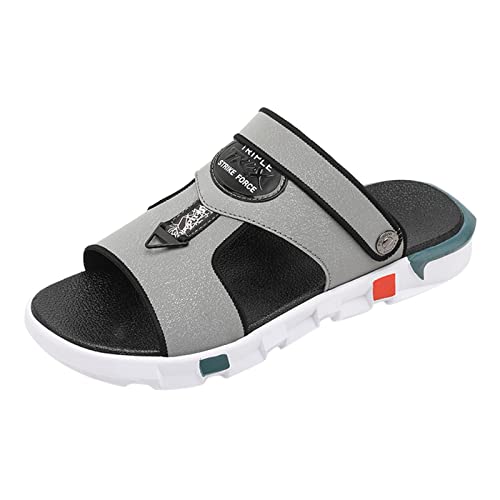 LOIJMK Herren Sommerschuhe, Sport- & Outdoorsandalen für Herren, Strandschuhe Herren Sandaletten Funky Freizeitschuhe Flach Trekkingsandalen Männer Sportsandalen Hausschuhe Strandsandalen von LOIJMK