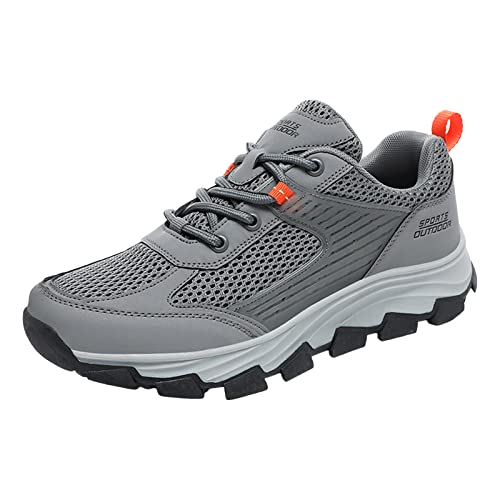 LOIJMK Hiking Schuhe Herren - rutschfeste Sneaker Schuhe Herren, Mode Wanderschuhe Herren Sommer, Sportschuhe Herren Freizeitschuhe Basic Laufschuhe Herren Komfortschuhe Outdoor Schuhe von LOIJMK