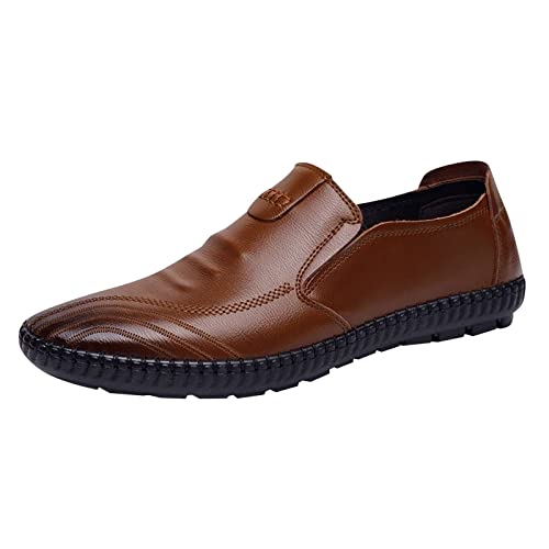 LOIJMK Lederschuhe Herren Schwarz LäSsiges Freizeitschuhe Leichte Weiche Sohle Plate Schuhe Slip-On Arbeitsschuhe Mode Casual Trekkingschuhe MöNchsschuhe LOIJMK Lederschuhe Herren Schwarz LäSsiges Freizeitschuhe Leichte Weiche Sohle Plate Schuhe Slip-On Arbeitsschuhe Mode Casual Trekkingschuhe MöNchsschuhe von LOIJMK