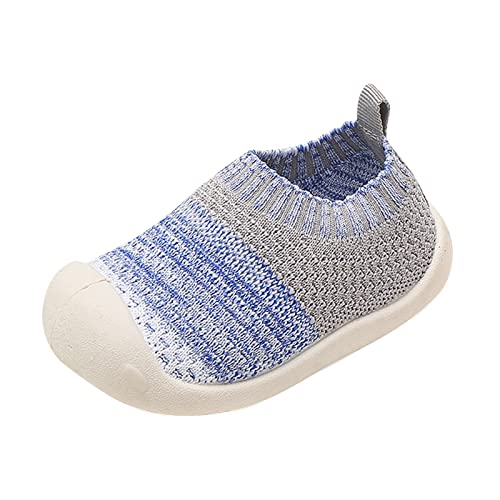 LOIJMK Niedliche Schuhe Jungen Mädchen Kleinkind Turnschuhe Rutschfeste erste 6 9 12 18 24 Monate Schuhe Baby Krabbeln (Blue, 24 Toddler) von LOIJMK