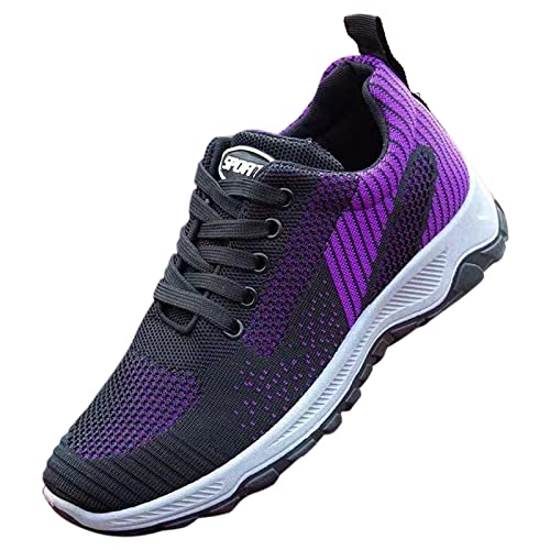 LOIJMK Plateau Schuhe Damen Sommer Damen Sommer Sportschuhe Laufschuhe Atmungsaktive Mode für Studenten und Jugendliche Outdoor Schuhe Damen Wasserdicht (Black, 39) von LOIJMK