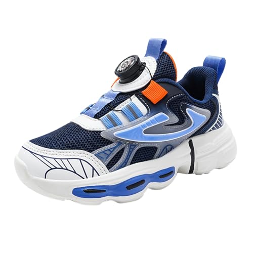 LOIJMK Sportschuhe Kinder Jungen Turnschuhe Atmungsaktiv Laufschuhe Hallenschuhe Ohne Schnürung Kinderschuhe Sneaker Outdoor Fitnessschuhe Hallenturnschuhe rutschfeste Barfussschuhe Barfußschuhe von LOIJMK