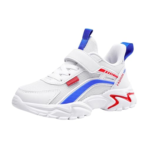 LOIJMK Sportschuhe Kinder Jungen Turnschuhe Hallenschuhe Atmungsaktiv Mesh Laufschuhe Hallenturnschuhe rutschfeste Sneaker Outdoor Fitnessschuhe Tennisschuhe Trailrunning Schuhe Kinderschuhe von LOIJMK