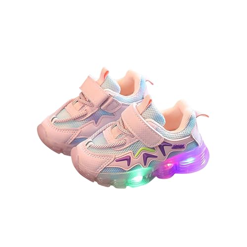 LOIJMK Sportschuhe Mädchen 21, Turnschuhe Jungen Hallenschuhe Kinder Atmungsaktiv Mesh Sneaker Laufschuhe rutschfeste Kinderschuhe Babyschuhe Hallenturnschuhe Outdoor Wanderschuhe Walkingschuhe von LOIJMK