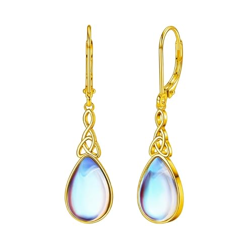 LOIJMK Stud Earrings For Women Tiny Opal Screw Back Earrings Birthstone Cartilage Earring Stud Tragus Piercing Earring Dainty Jewelry Leichte Silberne Creolen (GD2, One Size) von LOIJMK