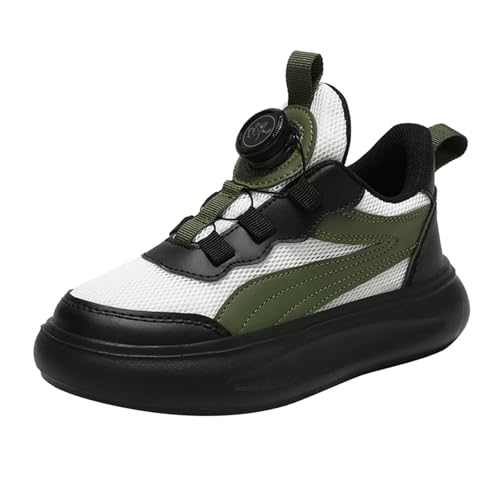 LOIJMK Turnschuhe Kinder Jungen Hallenschuhe Atmungsaktiv Sportschuhe Laufschuhe Ohne Schnürung Hallenturnschuhe Sneaker Dicker Sohle Kinderschuhe Outdoor Fitnessschuhe rutschfeste Barfußschuhe von LOIJMK