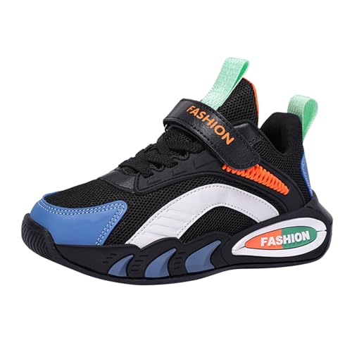LOIJMK Turnschuhe Kinder Jungen Sportschuhe Hallenschuhe Atmungsaktiv Laufschuhe Sneaker Outdoor Fitnessschuhe Hallenturnschuhe Ohne Schnürung Kinderschuhe rutschfeste Barfussschuhe Barfußschuhe von LOIJMK