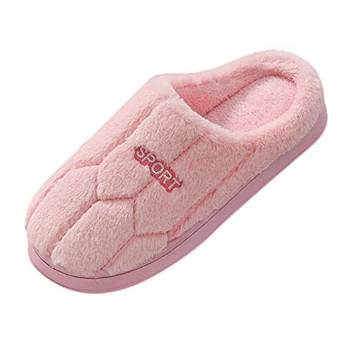 LOIJMK Warm Hausschuhe Damen Herren Flauschige Pantoletten Memory Foam Hausschlappen Filzpantoffeln Gefütterte Hauspantoffeln Winter Hüttenschuhe Slippers Schlappen Filzhausschuhe Gästehausschuhe von LOIJMK