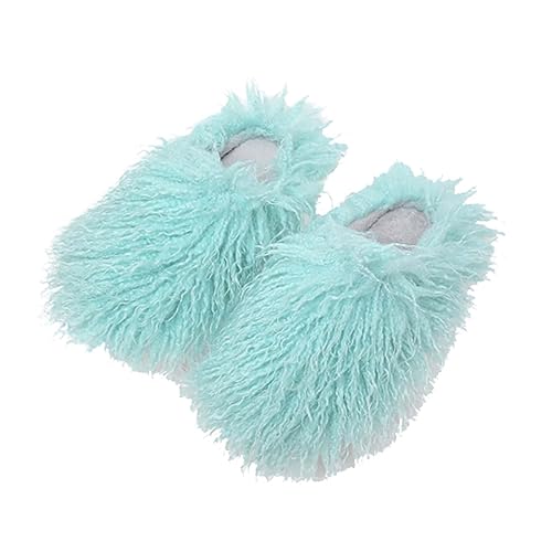 LOIJMK Warm Hausschuhe Damen Plüsch Slippers Schlappen Gefütterte Hauspantoffeln Flauschige Hausschuhe Damen Winter Hüttenschuhe Memory Foam Pantoffeln Winter Pantoletten rutschfeste Hausschlappen von LOIJMK
